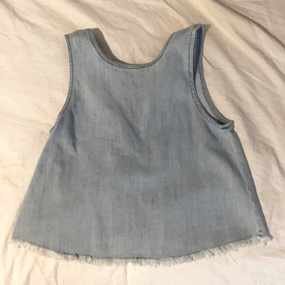 Aerie denim top
